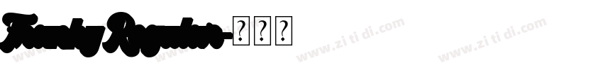 Franky Regular字体转换